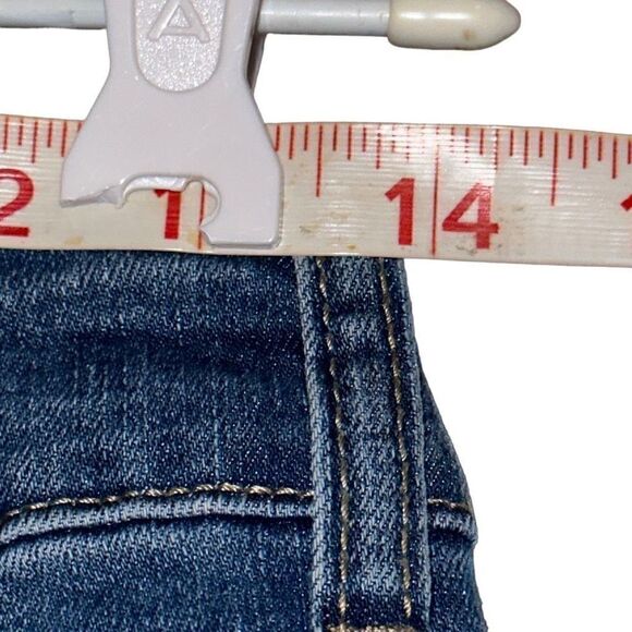 Shein Ladies Size 30 Denim whisker Wash Ripped Distressed Skinny Jeans Pants - Picture 7 of 9